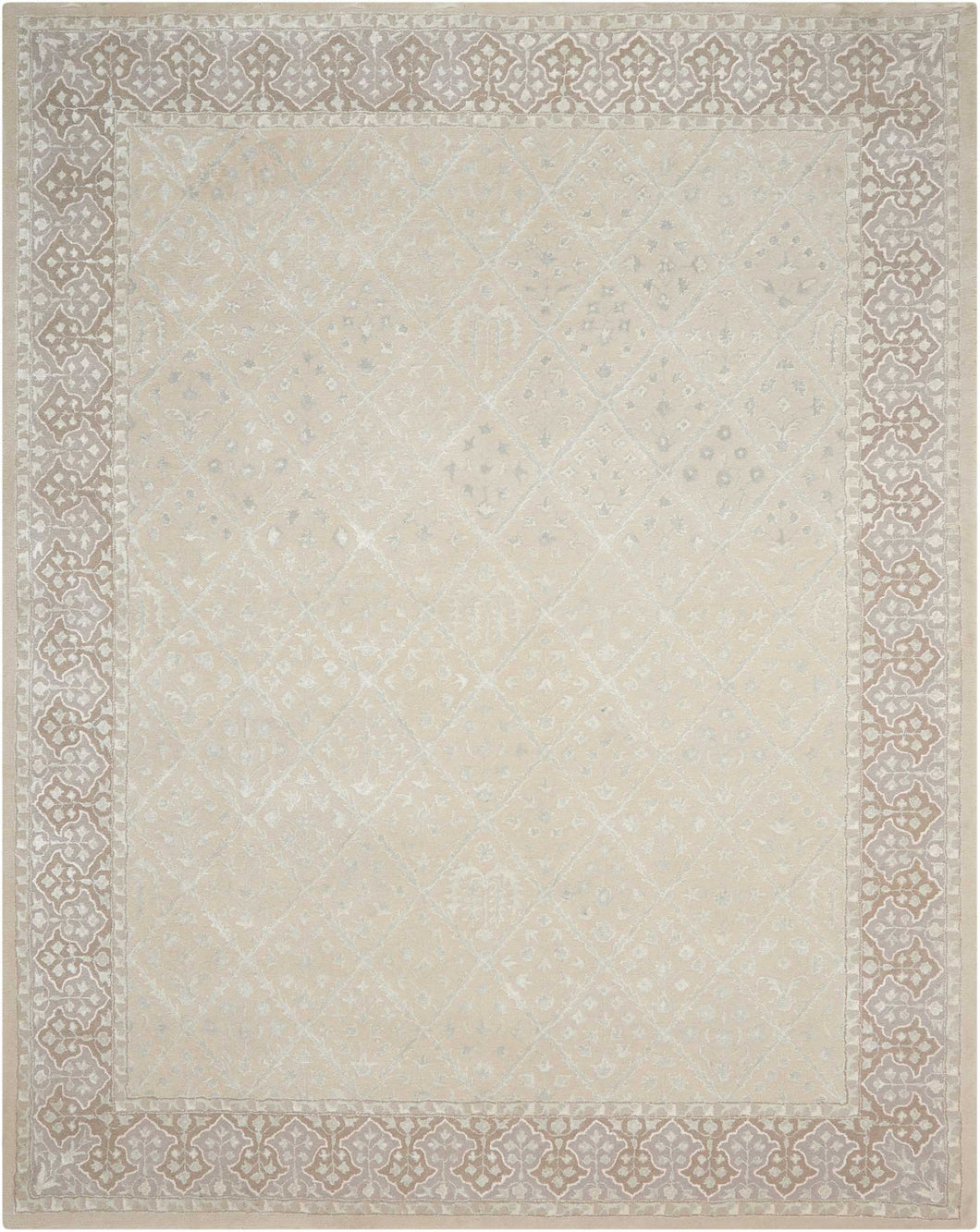 Nourison Symphony SYM02 Beige 4'x6'  Area Rug