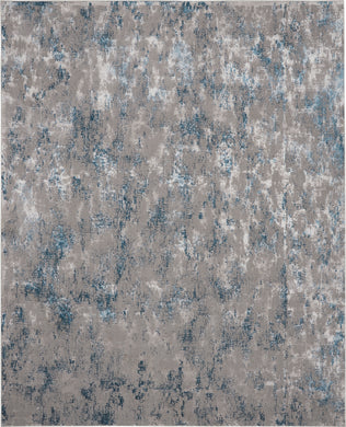 Kathy Ireland Ki40 Royal Terrace 9' x 12' Grey Blue   Area Rug
