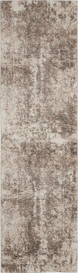 Kathy Ireland KI60 Ivory Shore 8' Runner  Contemporary  Area Rug
