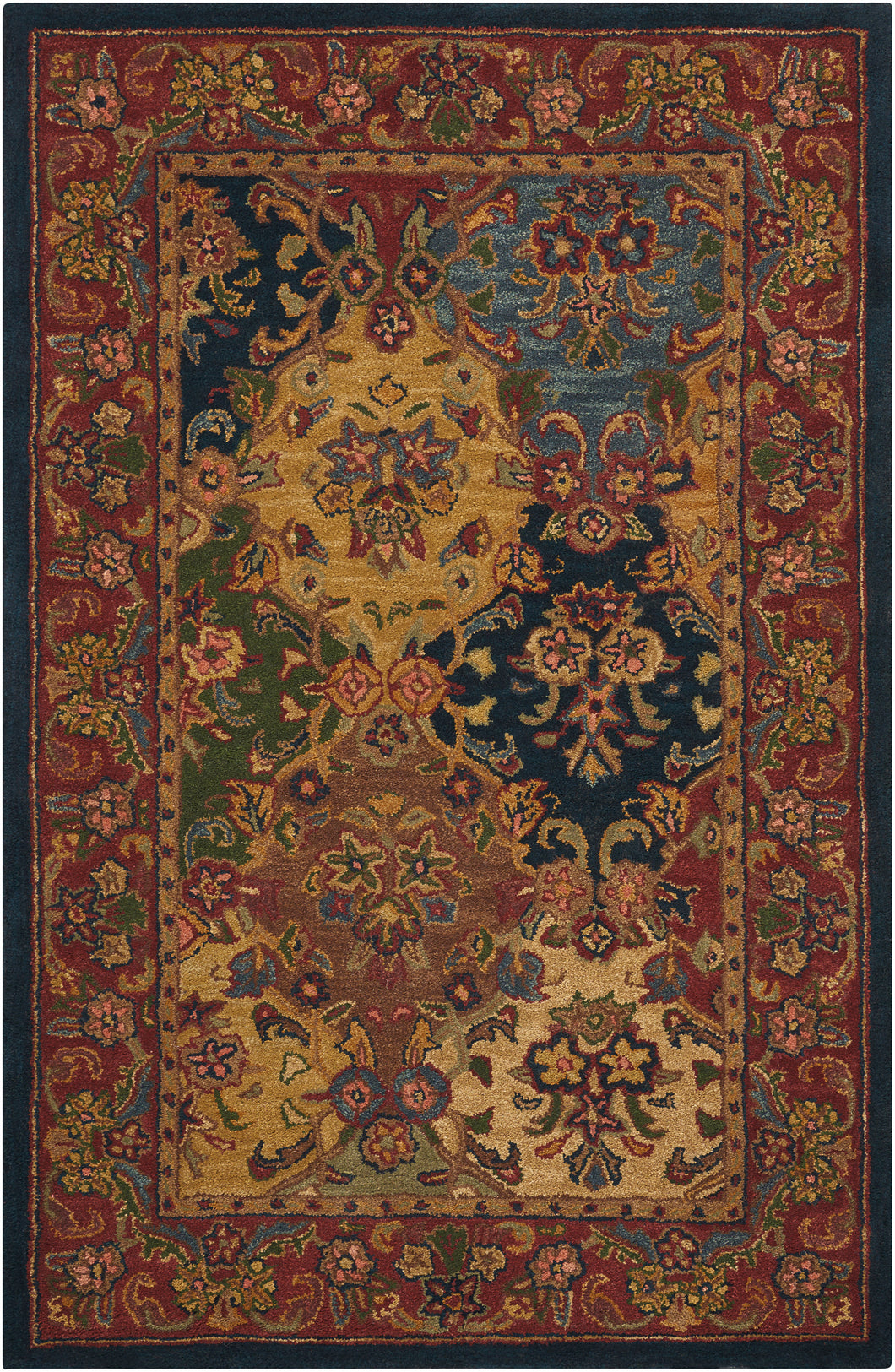 Nourison Capri CA23 Multicolor 4'x6'  Area Rug