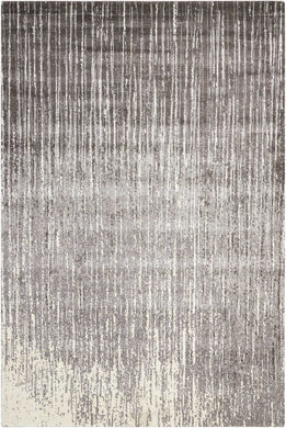 Nourison Twilight TWI14 Black and White 6'x8'  Area Rug
