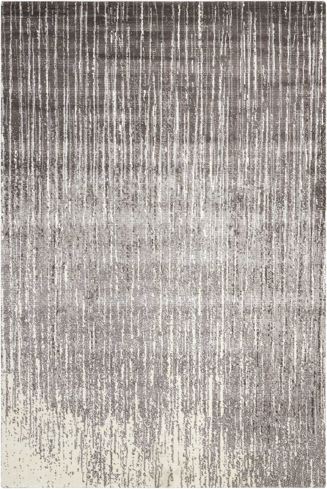 Nourison Twilight TWI14 Black and White 6'x8'  Area Rug