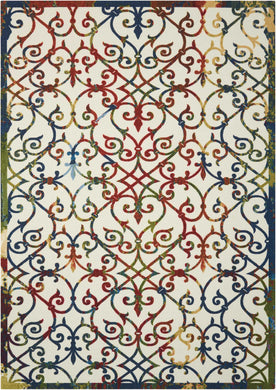 Nourison Home & Garden RS093 Multicolor 8'x11'   Rug