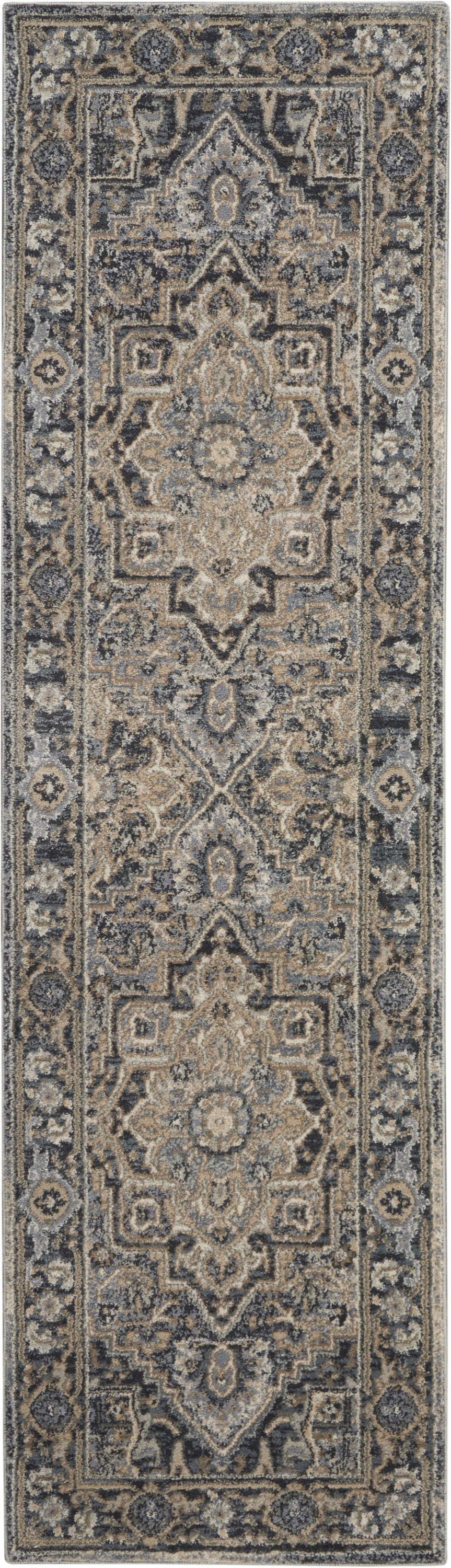 Kathy Ireland Moroccan Celebration 8' Runner    Area Rug