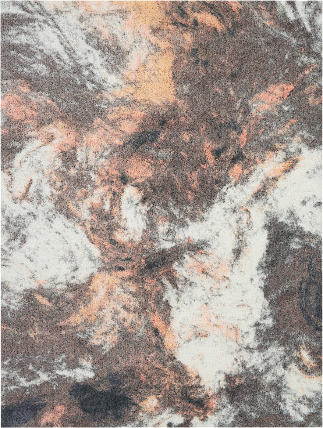 Nourison Corsica Shag CRC05 Orange Multicolor 5'x7' Colorful Area Rug