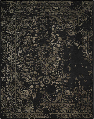 Nourison Opaline OPA03 Black 6'x8'  Area Rug