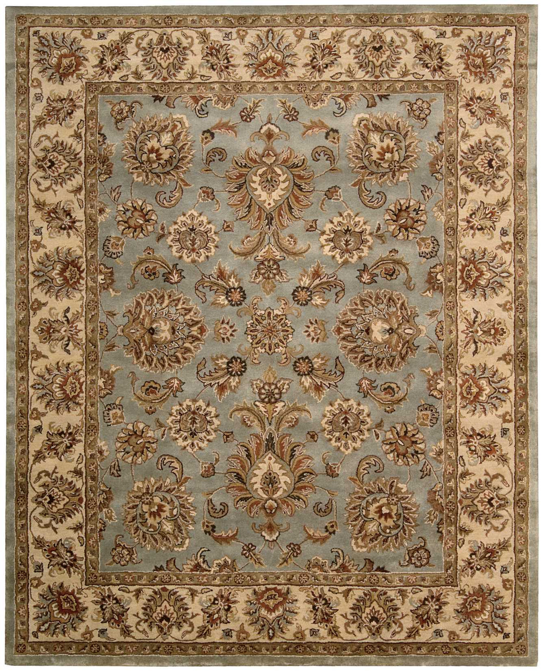 Nourison Jaipur JA32 Blue Multicolor 8'x11'   Rug