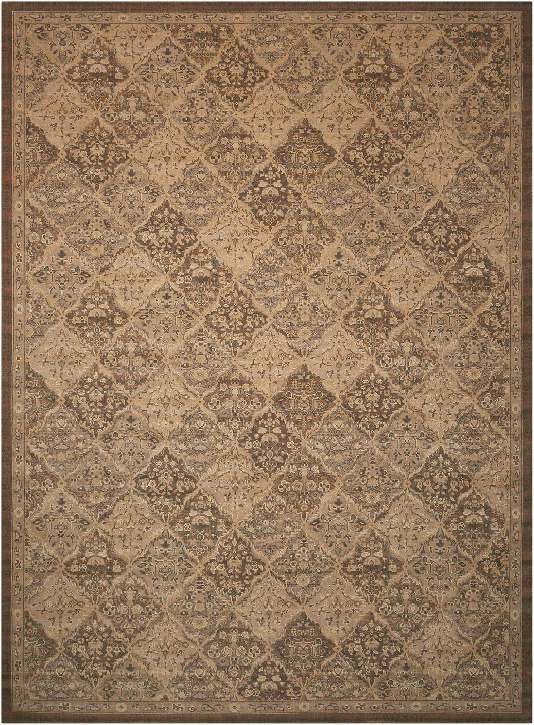 Nourison Silken Allure SLK09 Multicolor 10'x14'   Rug