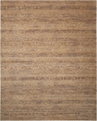 Nourison Silken Allure SLK26 Brown 9'x12'   Rug