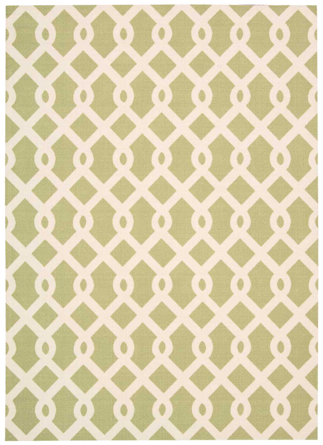 Waverly Sun N Shade SND20 Green 5'x8'  Area Rug