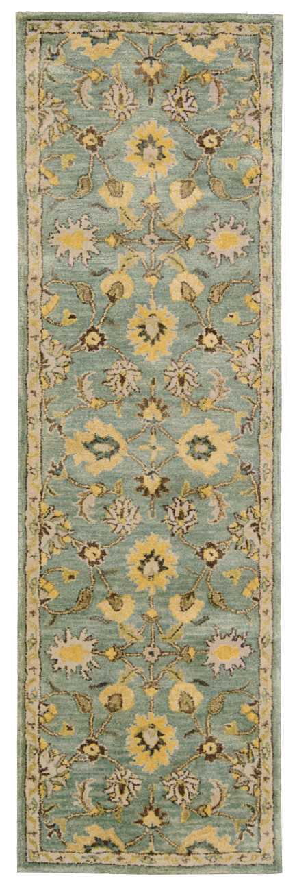 Nourison Jaipur JA53 Blue Multicolor 8' Runner  Hallway Rug