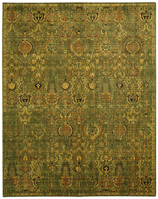 Nourison Timeless TML11 Green 9'x12'   Rug