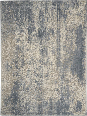 kathy ireland Home Sahara KI391 Charcoal and Ivory 9'x13' Oversized  Rug