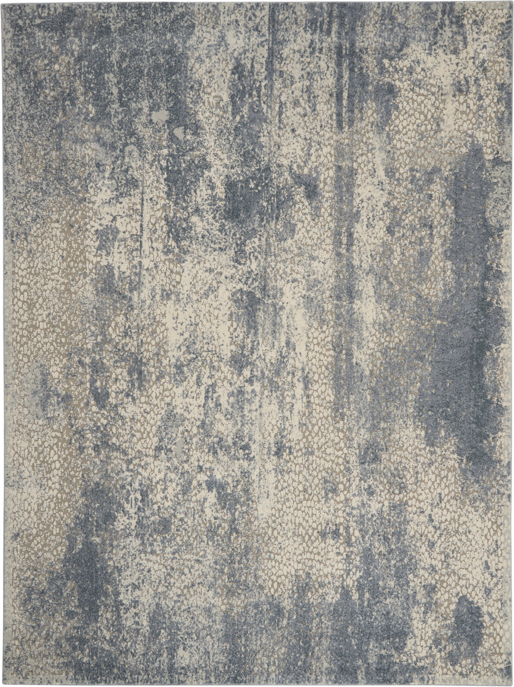 kathy ireland Home Sahara KI391 Charcoal and Ivory 9'x13' Oversized  Rug