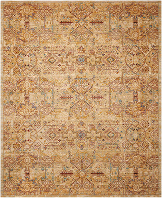 Nourison Rhapsody RH008 Yellow 5'x8'  Area Rug