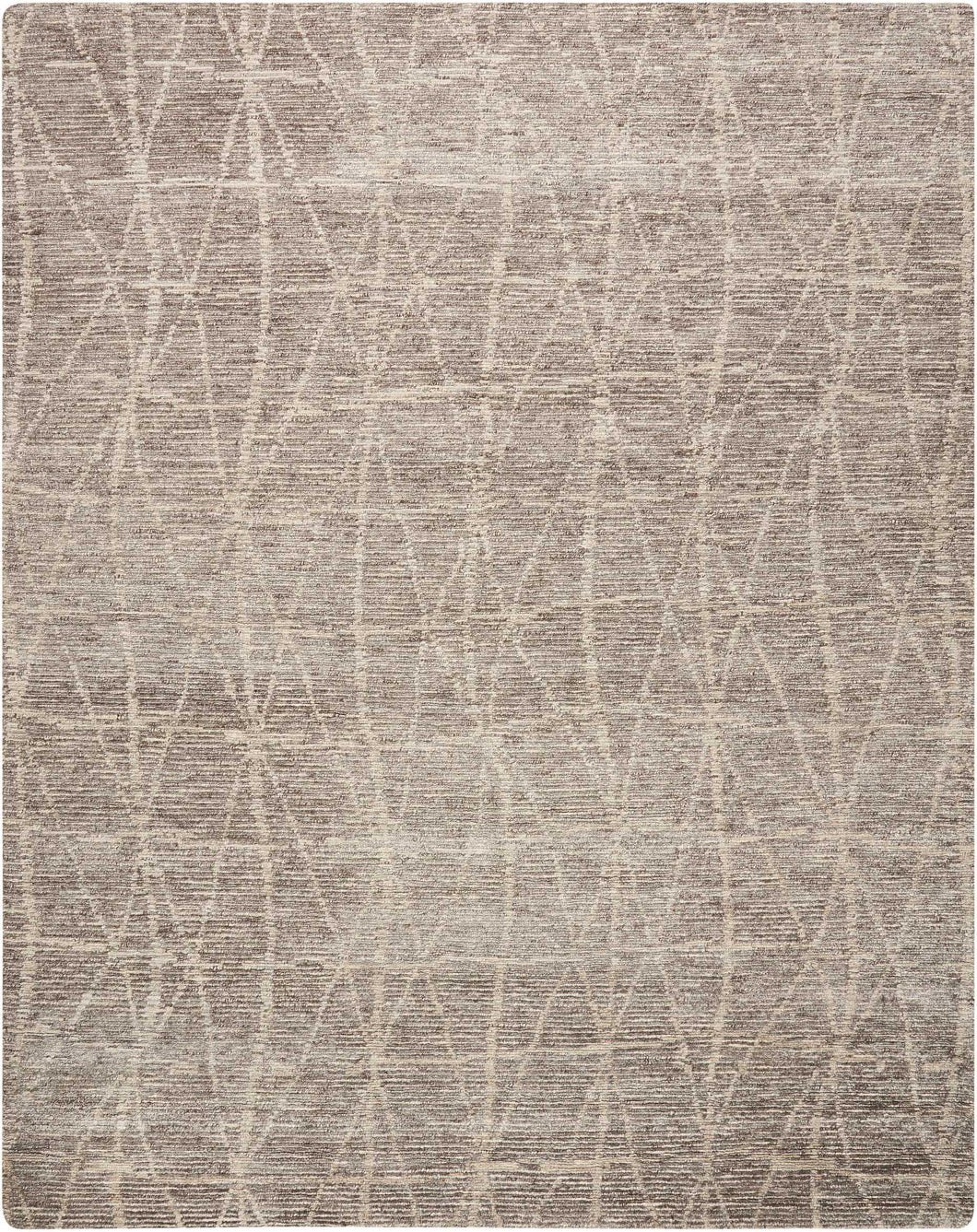 Nourison Ellora ELL02 Beige 8'x10' Large Handmade Rug