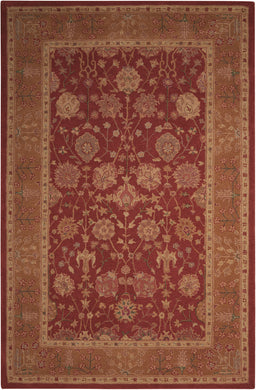 Nourison Heritage Hall HE13 Red Multicolor 6'x9'  Area Rug