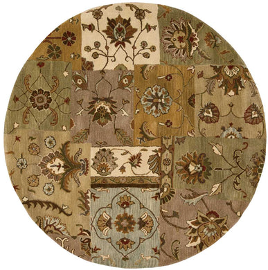 Nourison Jaipur JA37 Multicolor 8' Round   Rug