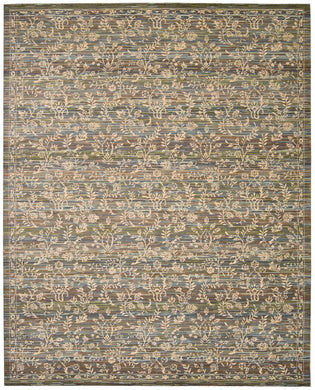 Nourison Rhapsody RH012 Blue 5'x8'  Area Rug