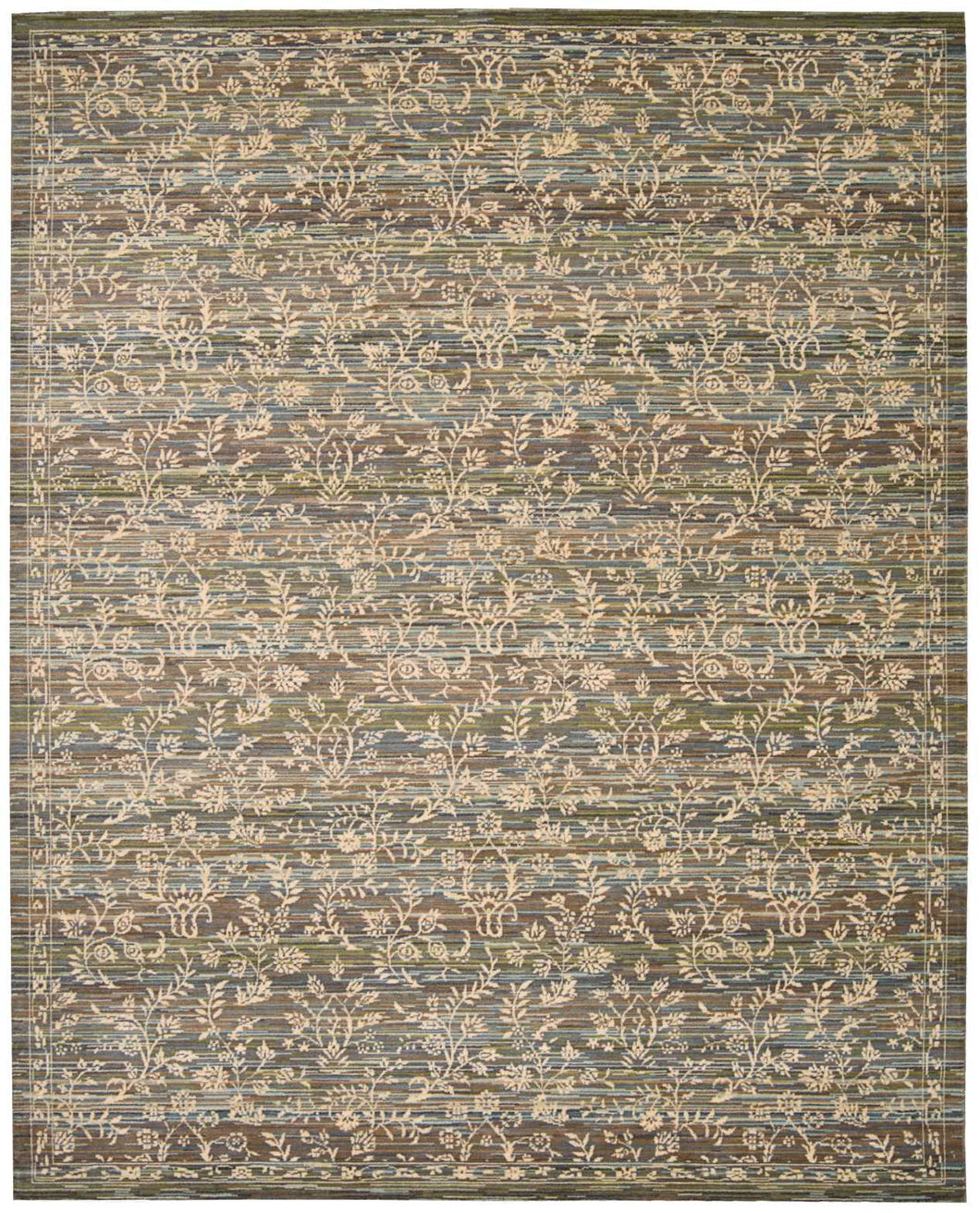 Nourison Rhapsody RH012 Blue 5'x8'  Area Rug