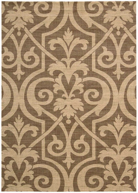 Nourison Riviera RI04 Brown 10'x14'   Rug