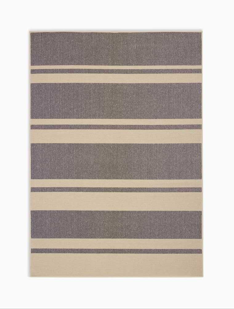 Calvin Klein San Diego CK730 Beige and Black 5'x7'  Area Rug