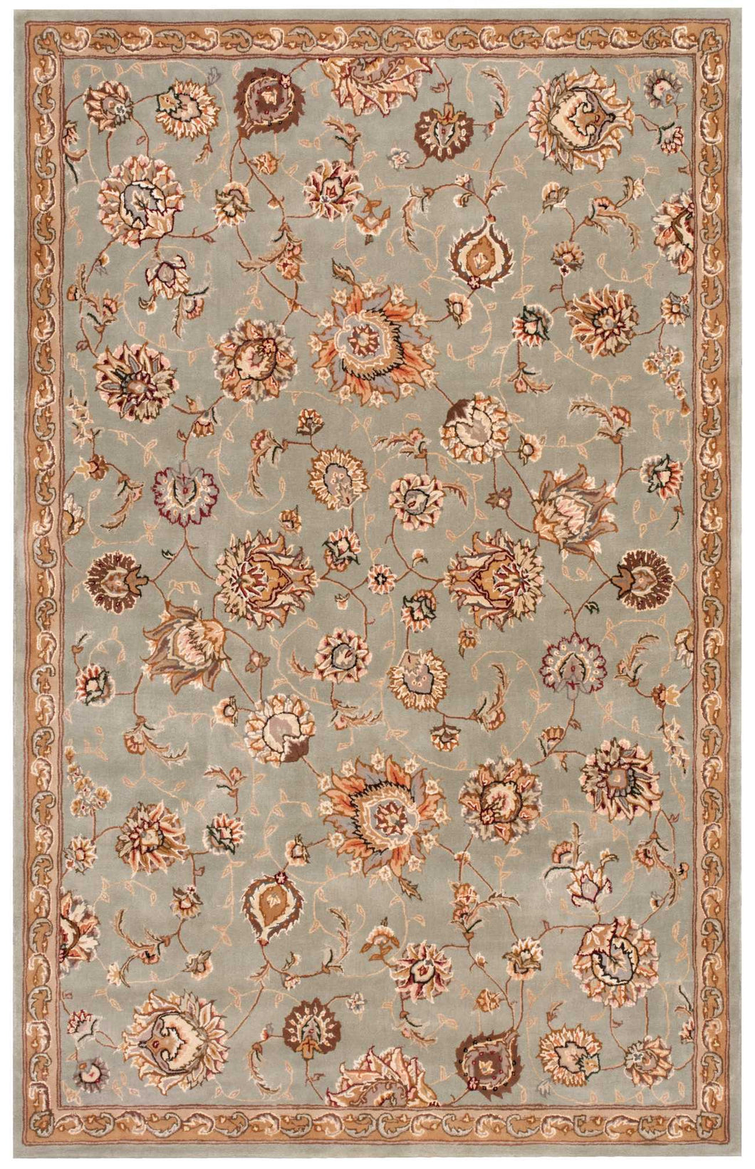 Nourison 2000 2360 Aqua 6'x9'  Area Rug