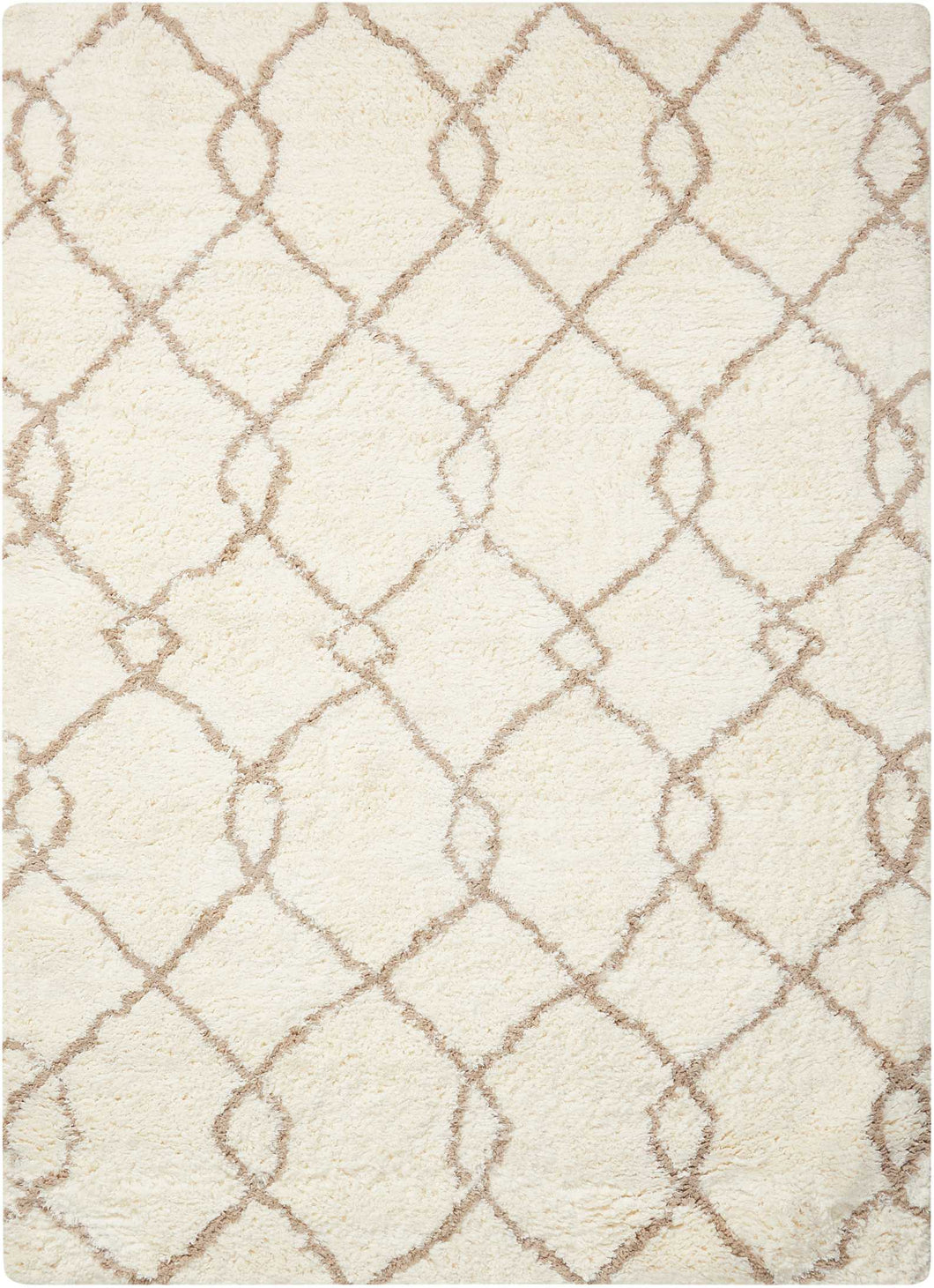 Nourison Galway GLW02 White 5'x7'  Area Rug