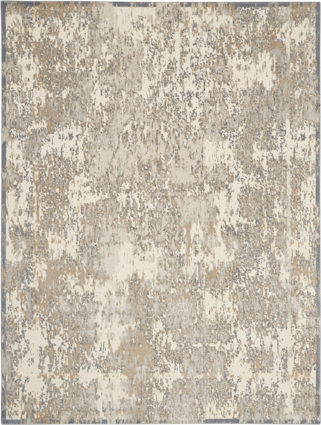kathy ireland Home Sahara KI392 Beige and Ivory 8'x11' Large  Rug