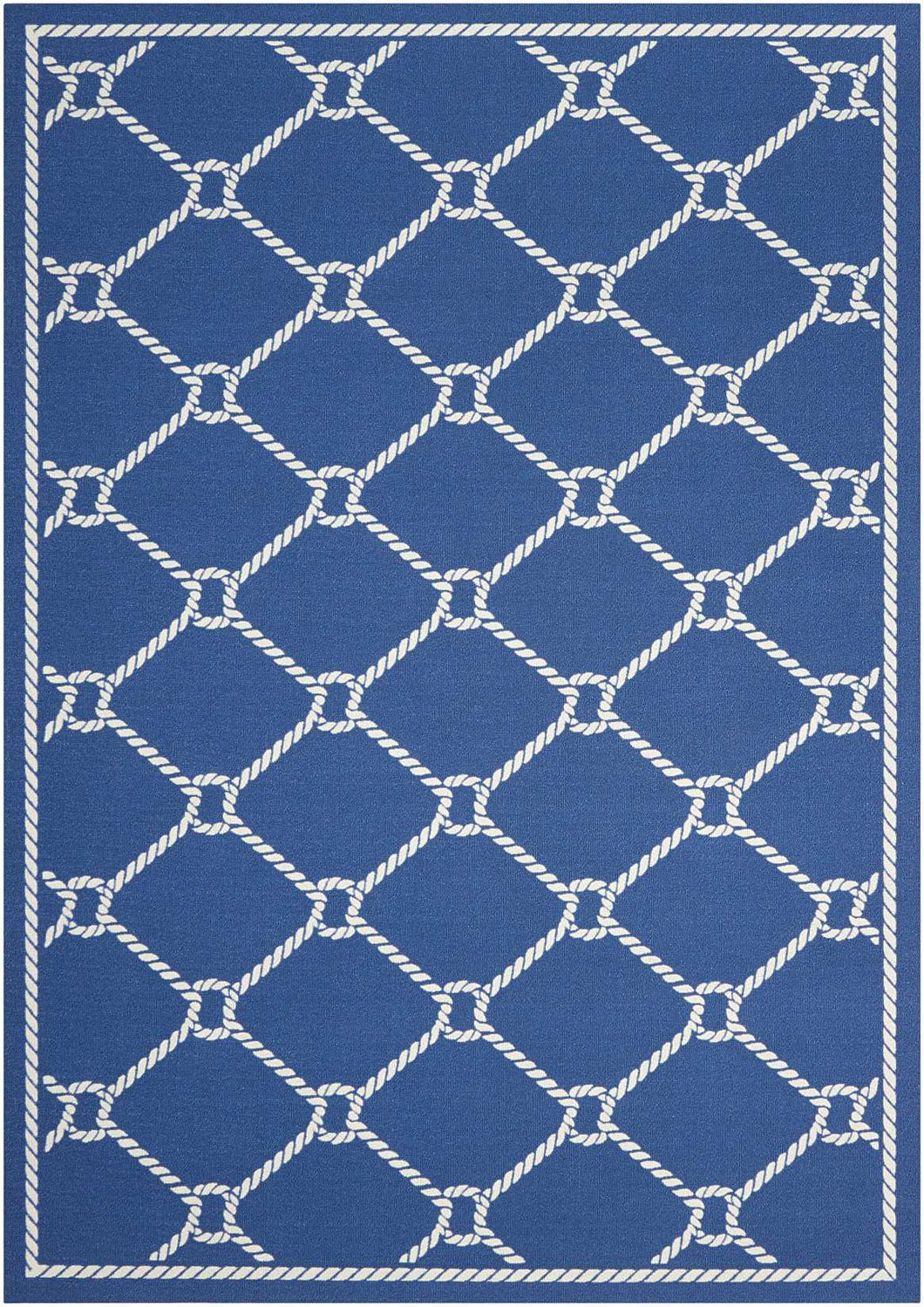 Waverly Sun N Shade SND41 Dark Blue 5'x8'  Area Rug