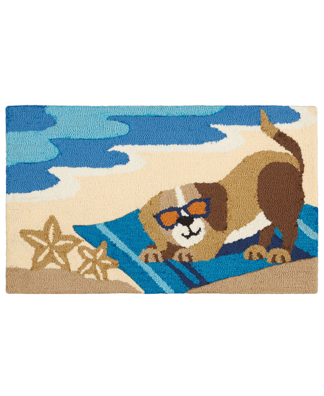 Nourison Home Trends 2'x3' Blue Animals  Area Rug