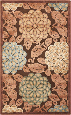 Nourison Graphic Illusions GIL13 Brown 4'x6'  Area Rug