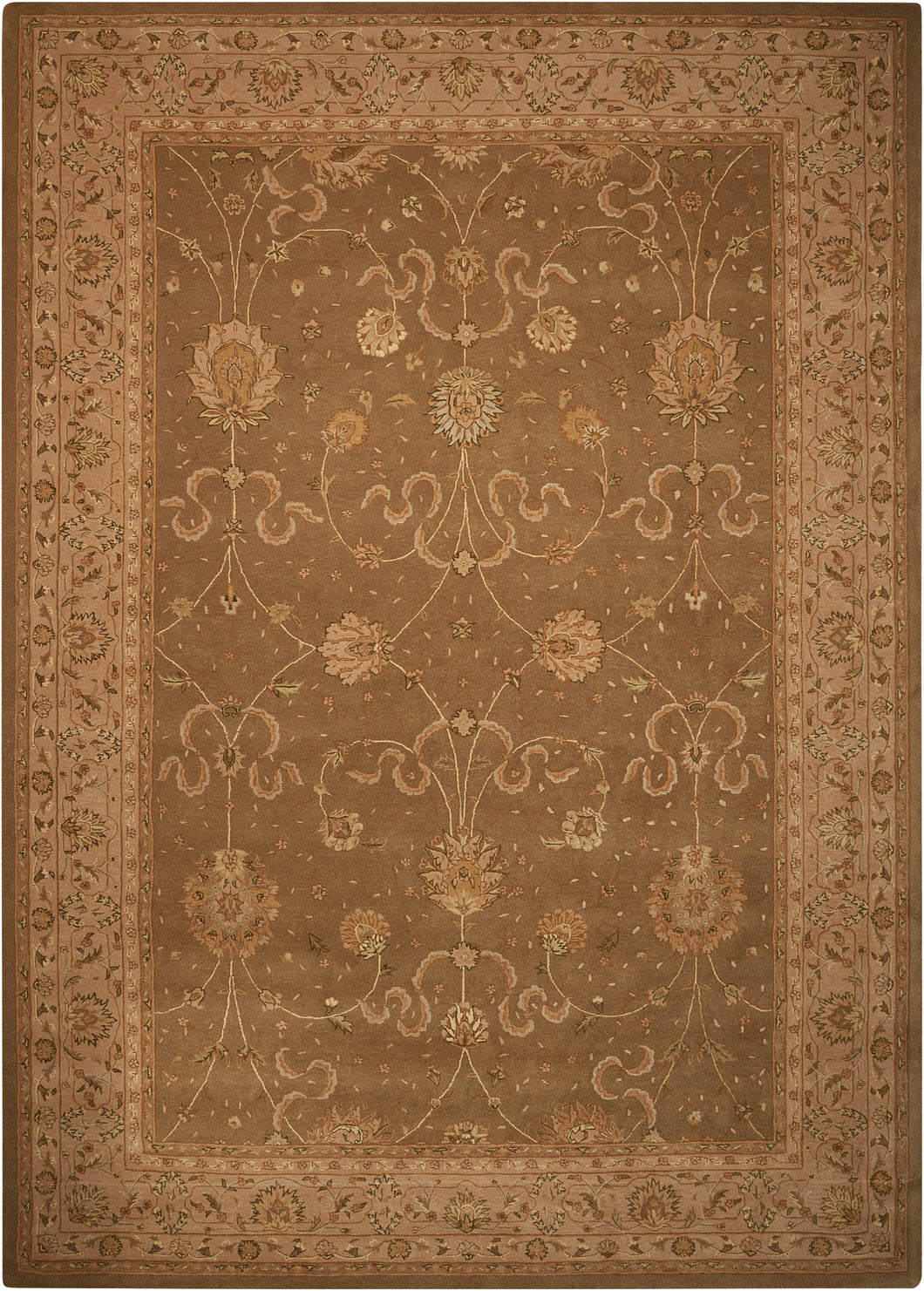 Nourison Heritage Hall HE20 Green Multicolor 10'x14'   Rug