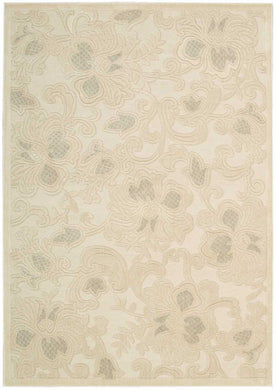 Nourison Graphic Illusions GIL02 Beige 4'x6'  Area Rug