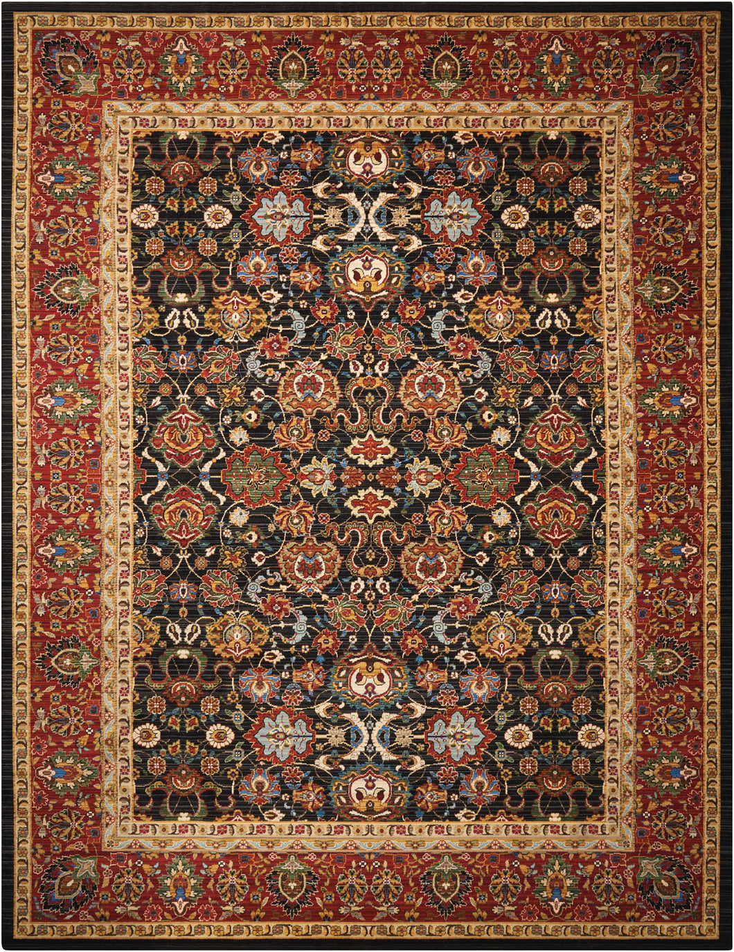 Nourison Timeless TML20 Dark Blue 12'x15'   Rug