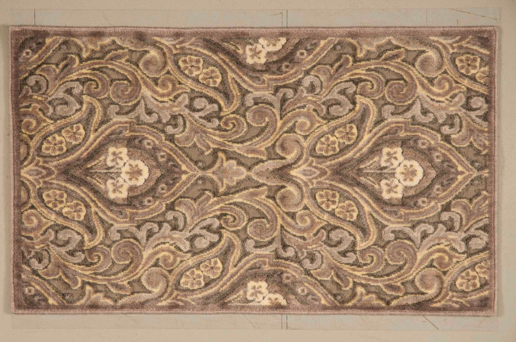 Nourison Graphic Illusions 2'x4' Grey  Area Rug