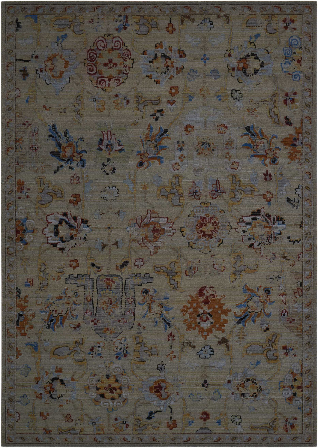 Nourison Timeless TML12 Beige 9'x12'   Rug