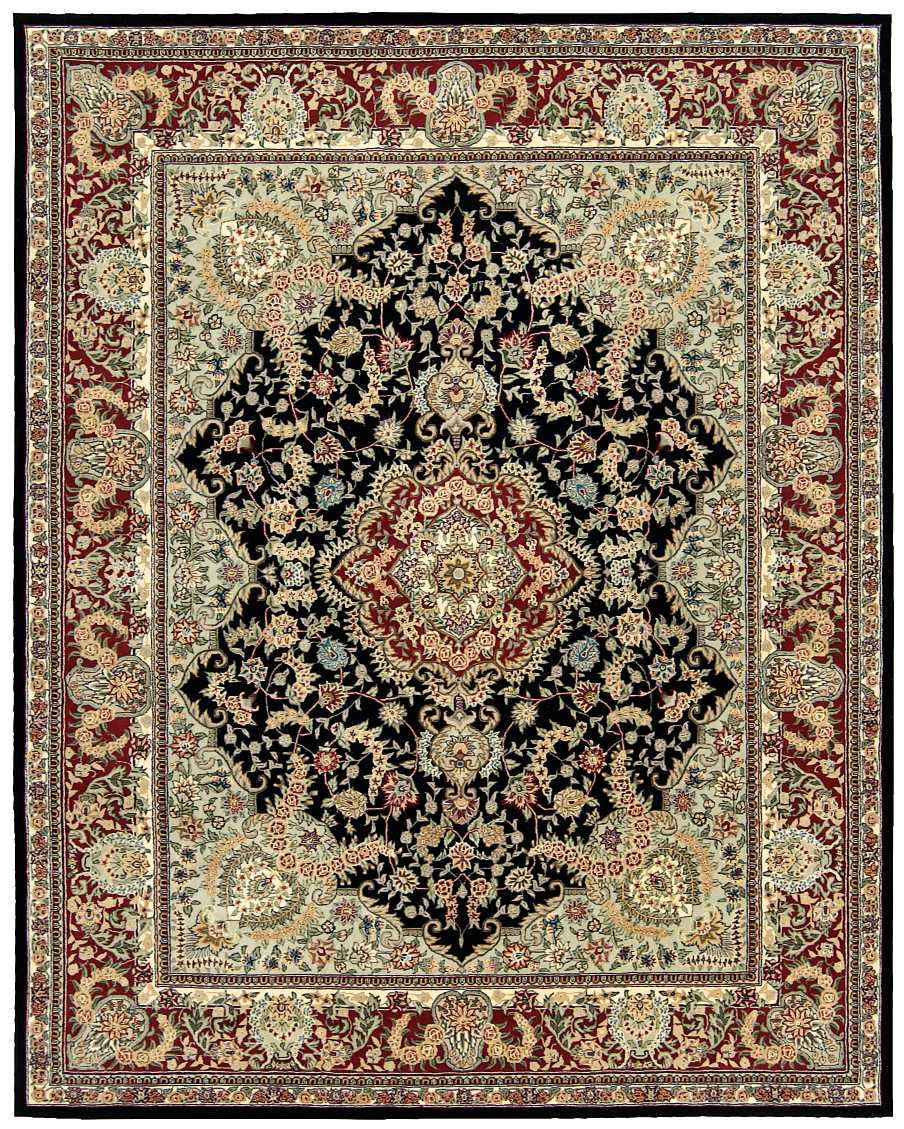Nourison 2000 2005 Black 10'x14'  Area Rug