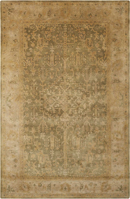 Nourison Jaipur JA44 Green Multicolor 4'x6'  Area Rug
