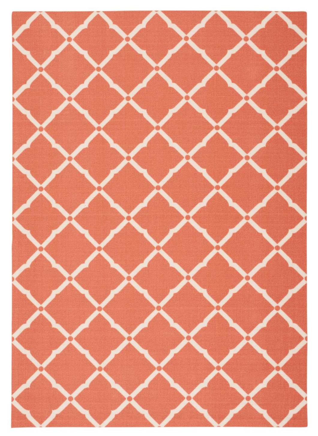 Nourison Home & Garden RS091 Orange 5'x8'  Area Rug