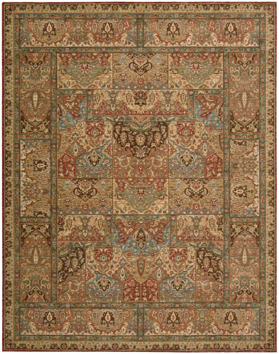 Nourison Living Treasures LI02 Multicolor 8'x11'   Rug