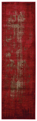 Nourison Karma KRM01 Red 8' Runner  Hallway Rug