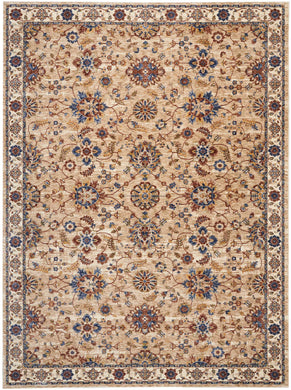 Nourison Lagos LAG04 Beige Multicolor 8'x12' Oversized Low-pile Rug