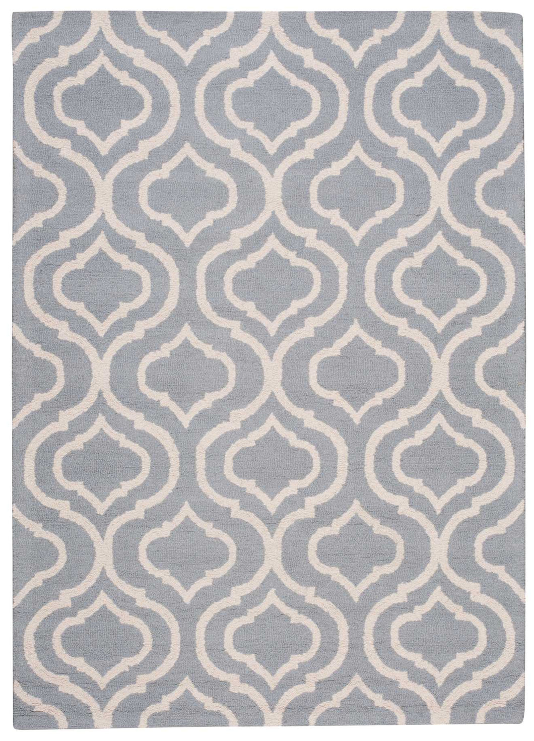 Nourison Linear LIN15 Blue and White 5'x7'  Area Rug