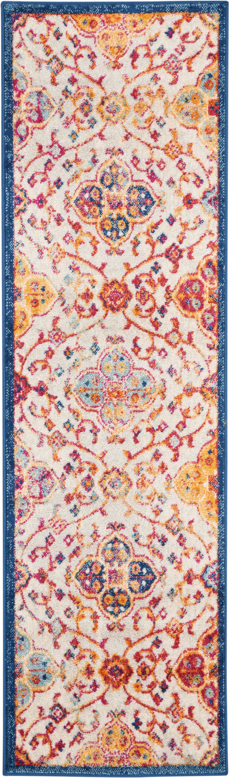 Nourison Persian Vintage  Bohemian Style 8' Runner Area Rug