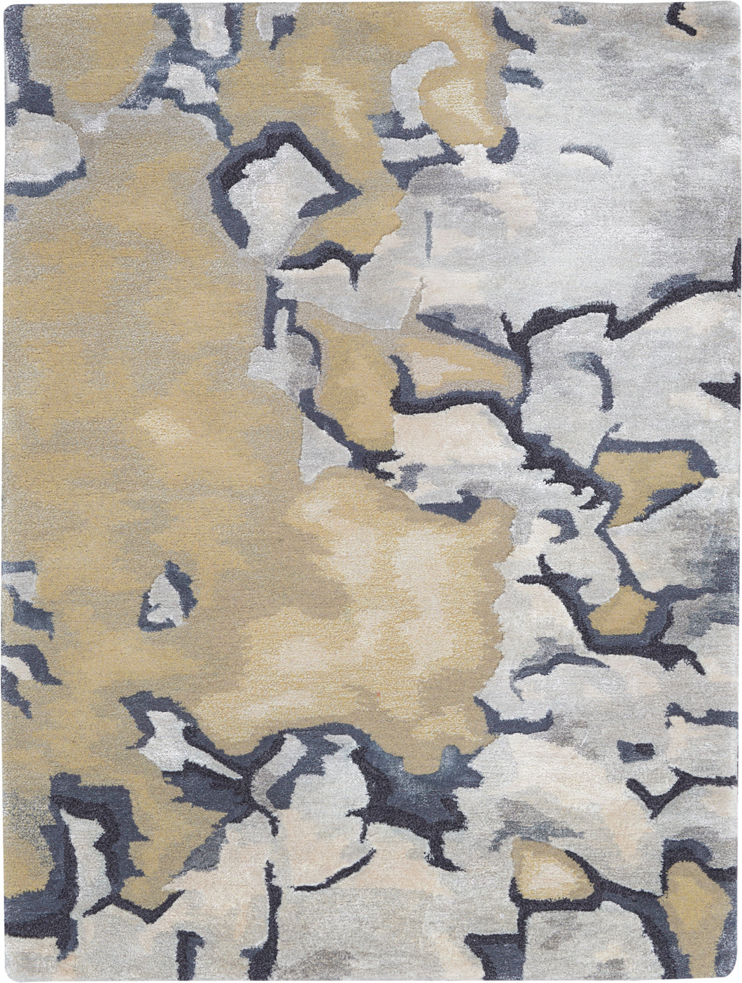 Nourison Prismatic 2'x3' Beige and Grey Painterly Area Rug