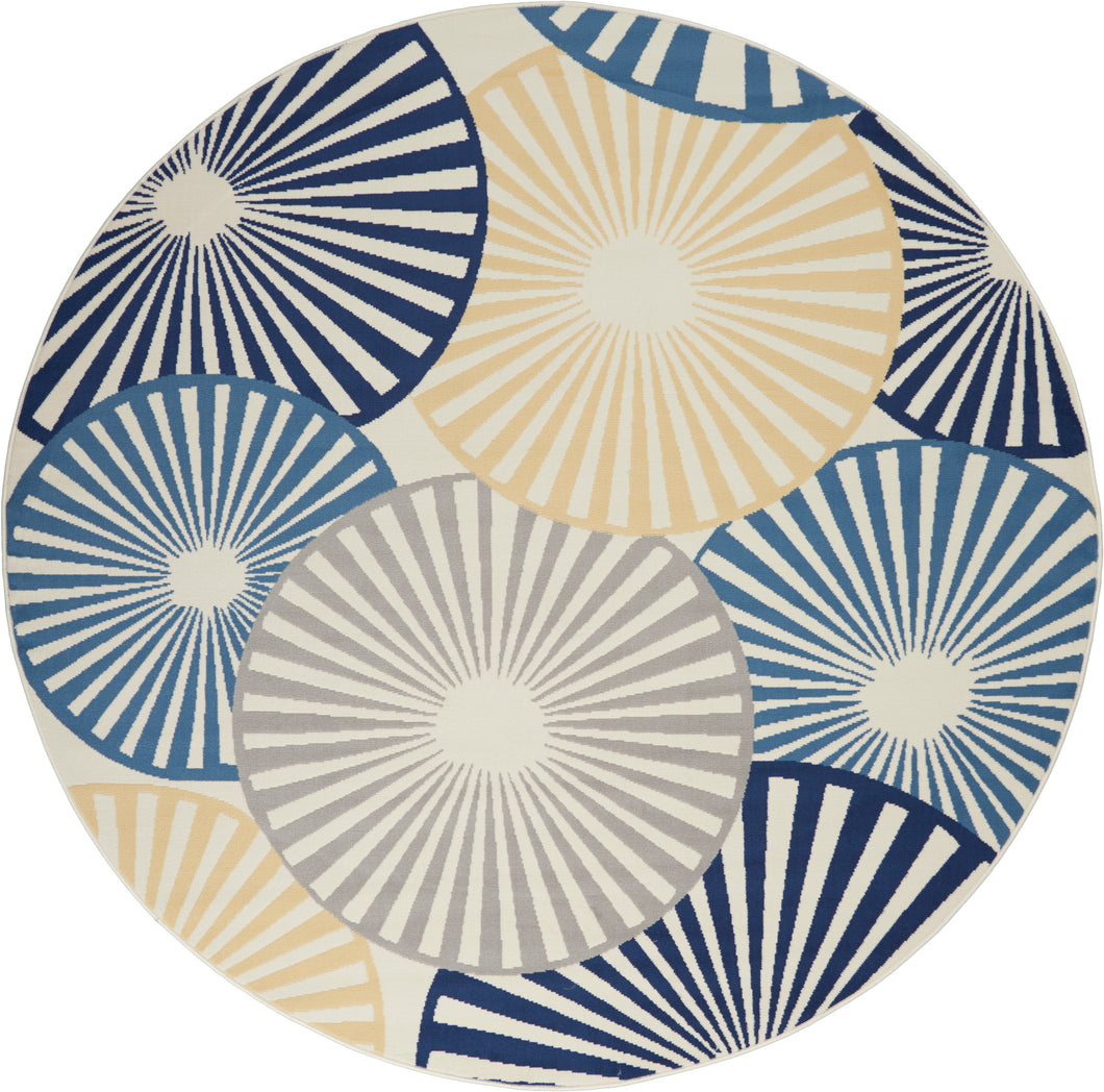 Nourison Grafix 8' Round    Area Rug