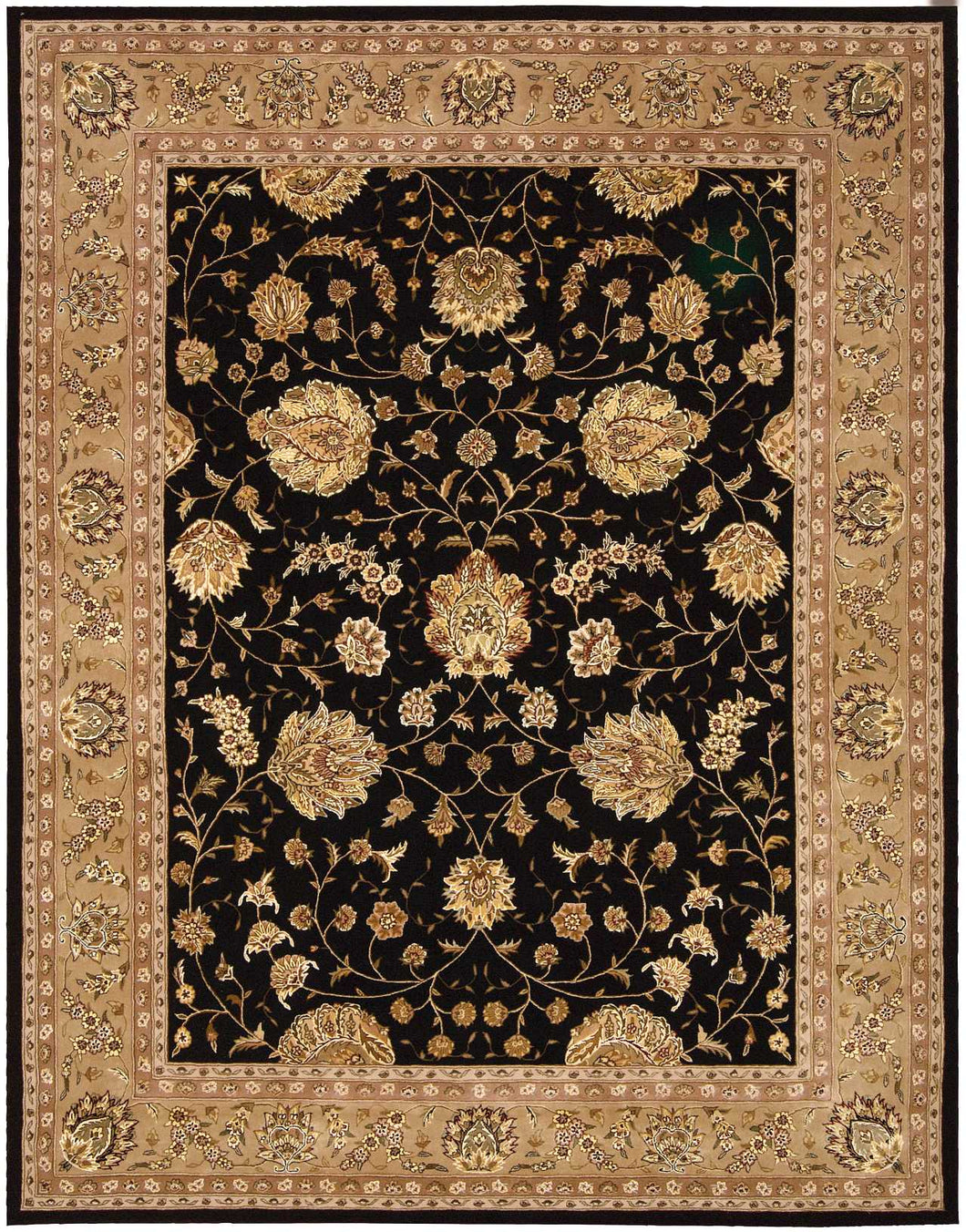 Nourison 2000 2214 Black 10'x14'  Area Rug