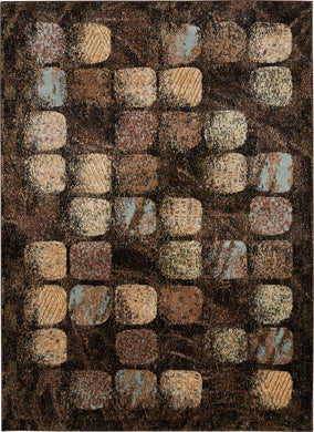 Nourison Modesto 5'x7' Charcoal   Area Rug