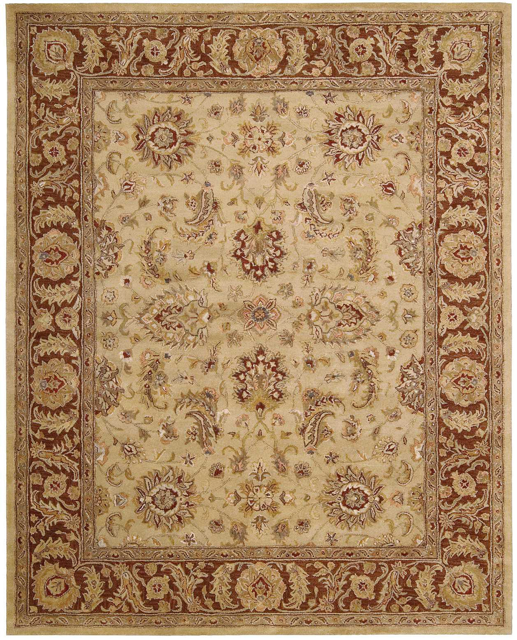 Nourison Jaipur JA22 Beige Multicolor 8'x10'   Rug